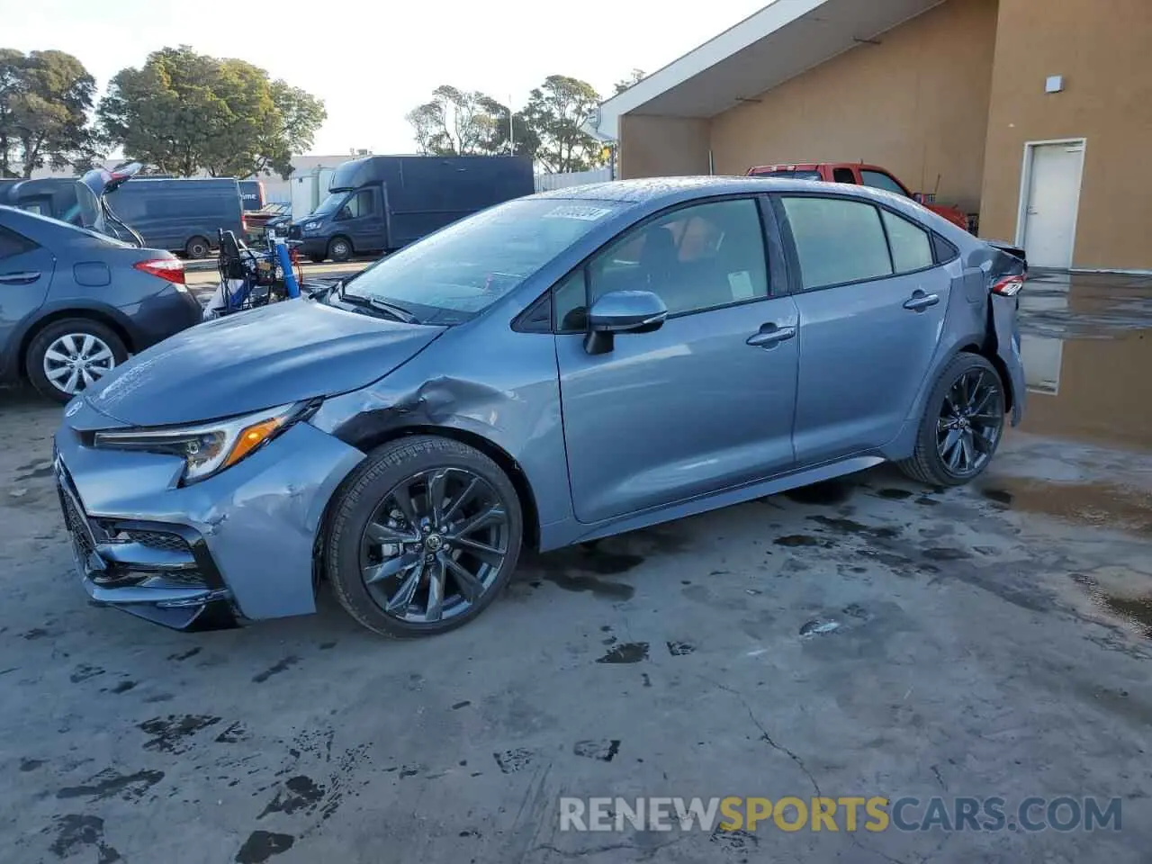 1 fotografías del automóvil dañado JTDBCMFEXR3064164 TOYOTA COROLLA 2024