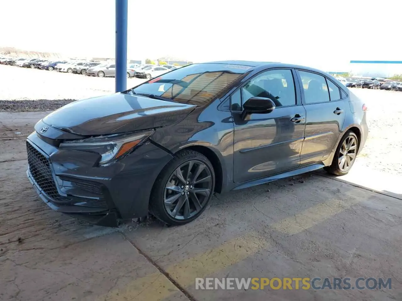 1 fotografías del automóvil dañado JTDBDMHE0R3008843 TOYOTA COROLLA 2024