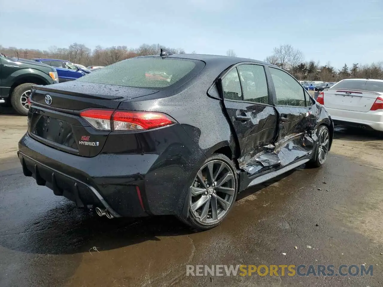 3 fotografías del automóvil dañado JTDBDMHE1RJ008247 TOYOTA COROLLA 2024