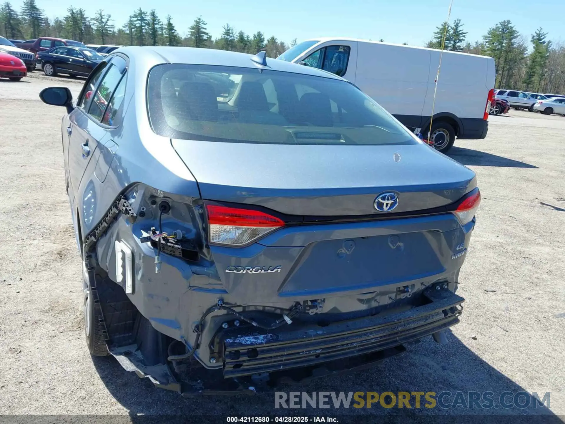 6 fotografías del automóvil dañado JTDBDMHE2R3014367 TOYOTA COROLLA 2024