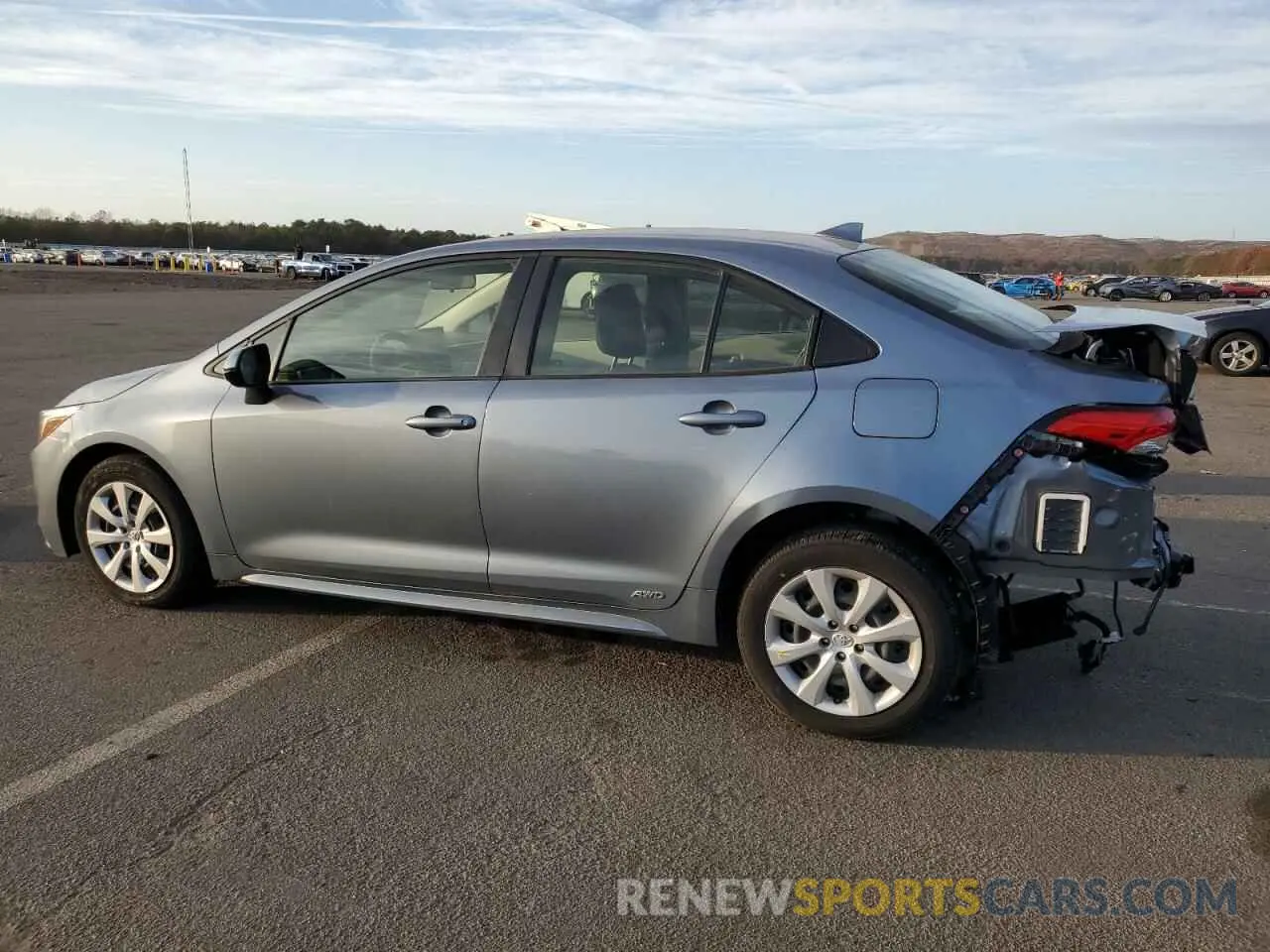 2 fotografías del automóvil dañado JTDBDMHE2RJ004465 TOYOTA COROLLA 2024
