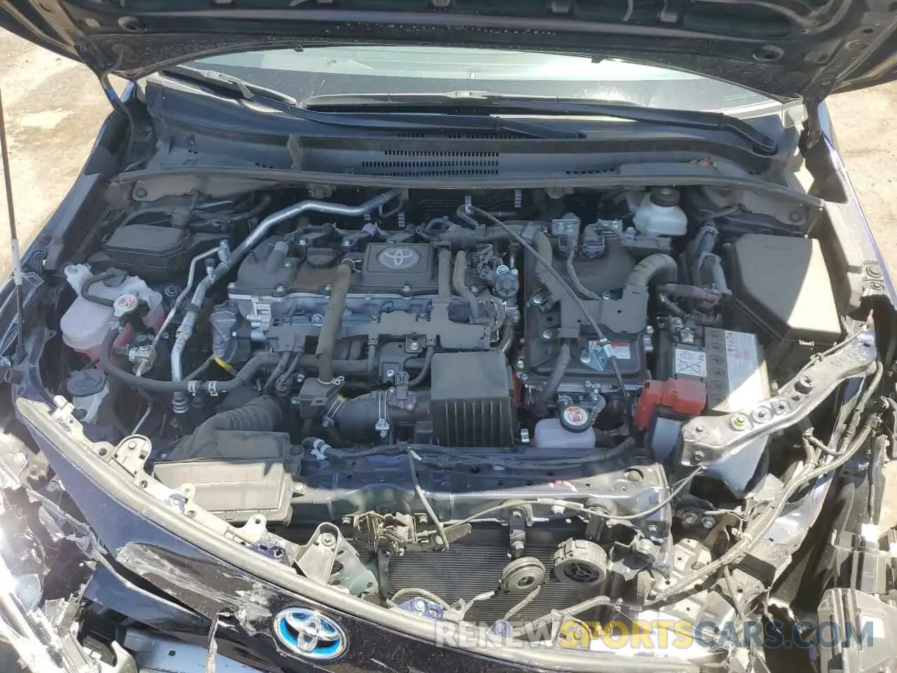 11 fotografías del automóvil dañado JTDBDMHE2RJ007978 TOYOTA COROLLA 2024
