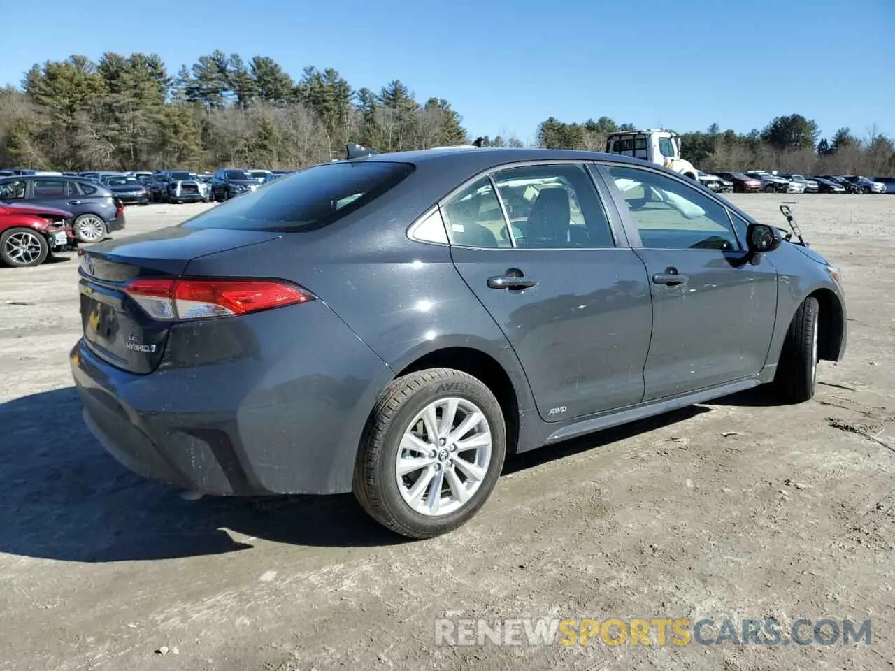 3 fotografías del automóvil dañado JTDBDMHE4R3009588 TOYOTA COROLLA 2024