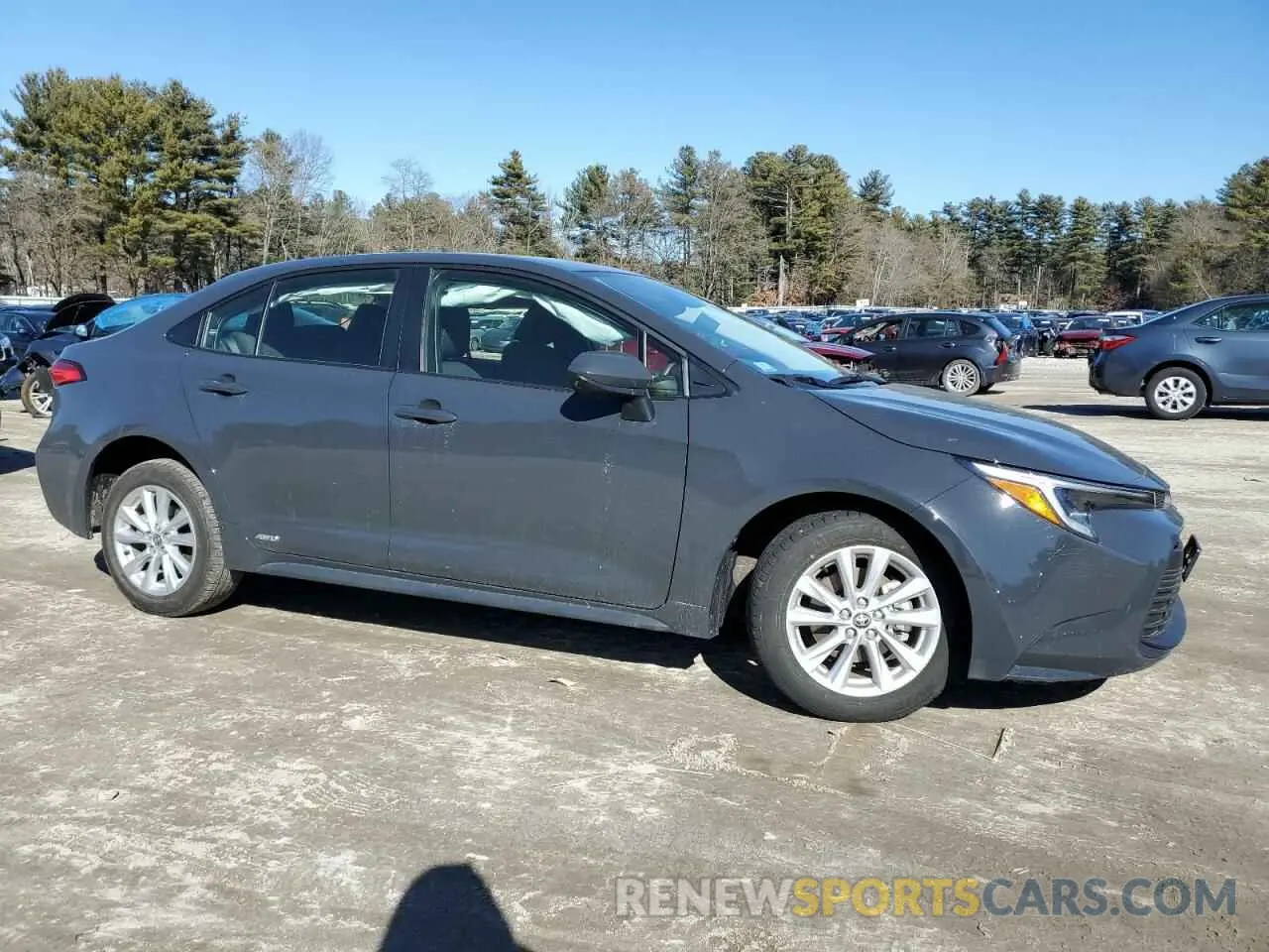 4 fotografías del automóvil dañado JTDBDMHE4R3009588 TOYOTA COROLLA 2024