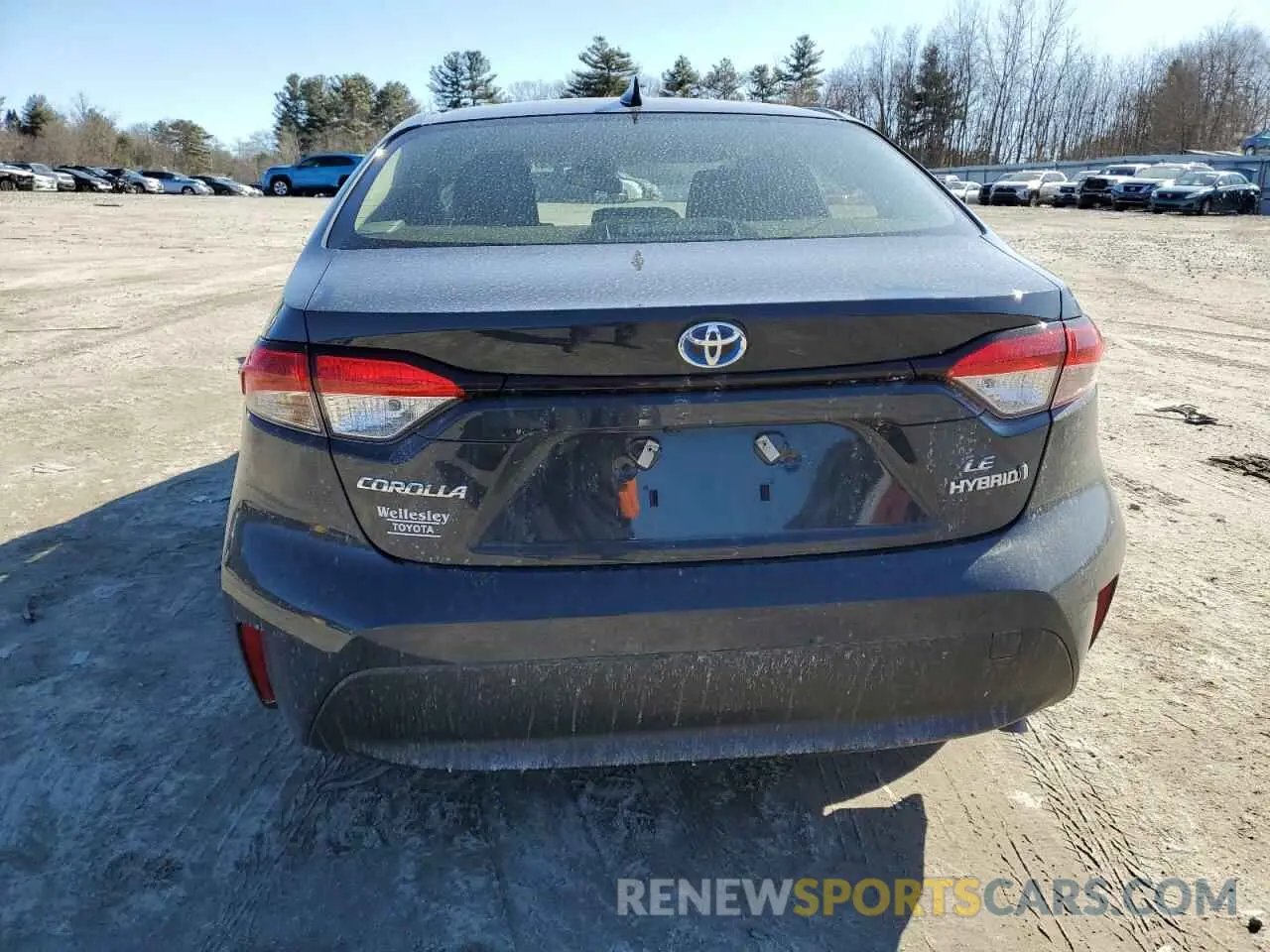 6 fotografías del automóvil dañado JTDBDMHE4R3009588 TOYOTA COROLLA 2024