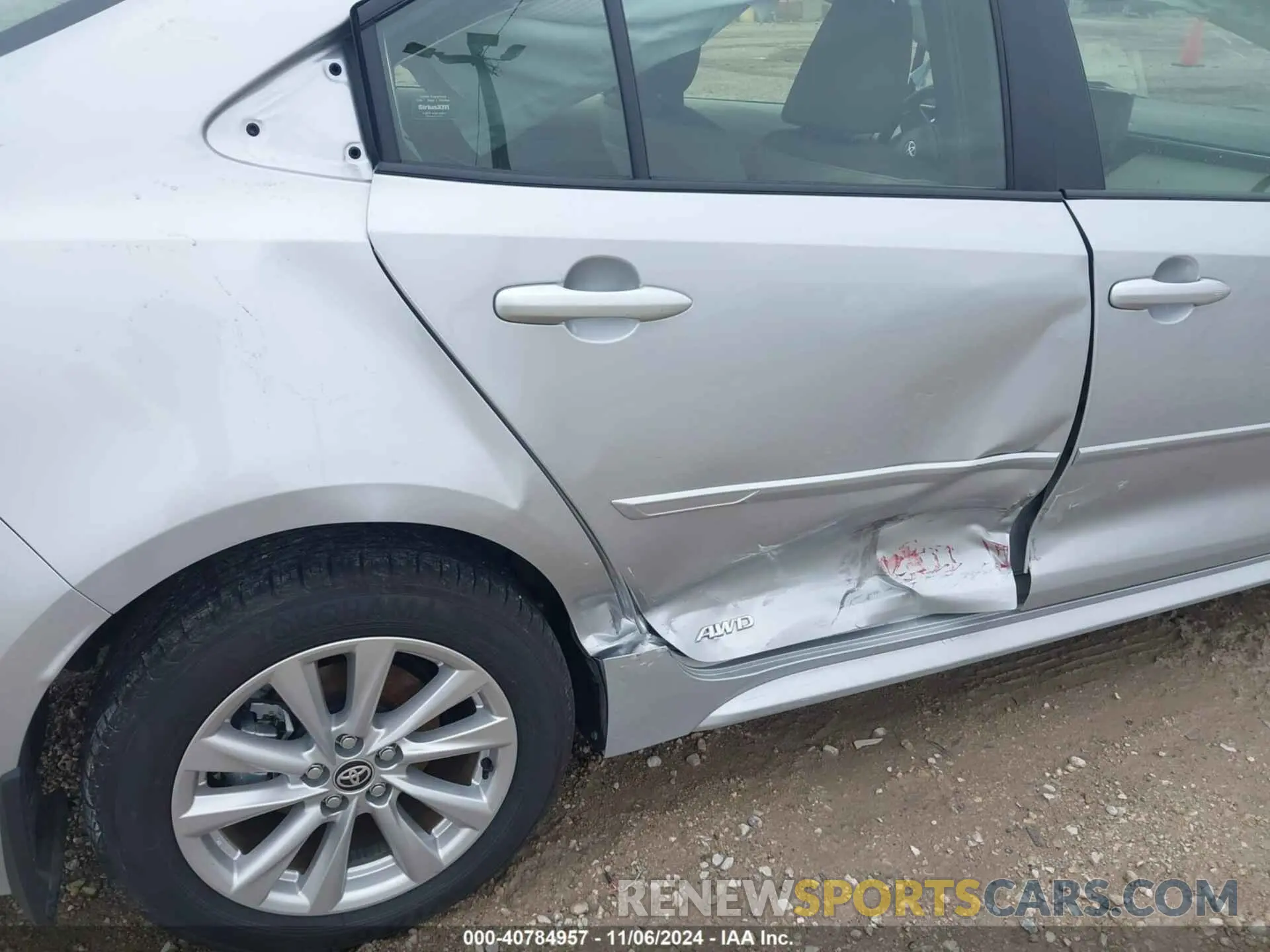 6 fotografías del automóvil dañado JTDBDMHE5R3011446 TOYOTA COROLLA 2024