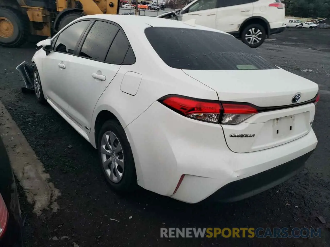 2 fotografías del automóvil dañado JTDBDMHE5R3012208 TOYOTA COROLLA 2024
