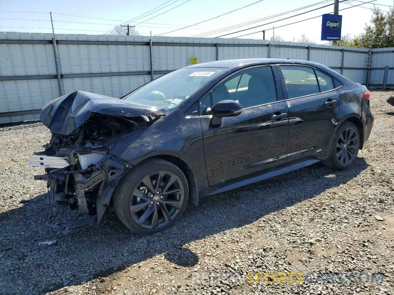 1 fotografías del automóvil dañado JTDBDMHE5R3012967 TOYOTA COROLLA 2024
