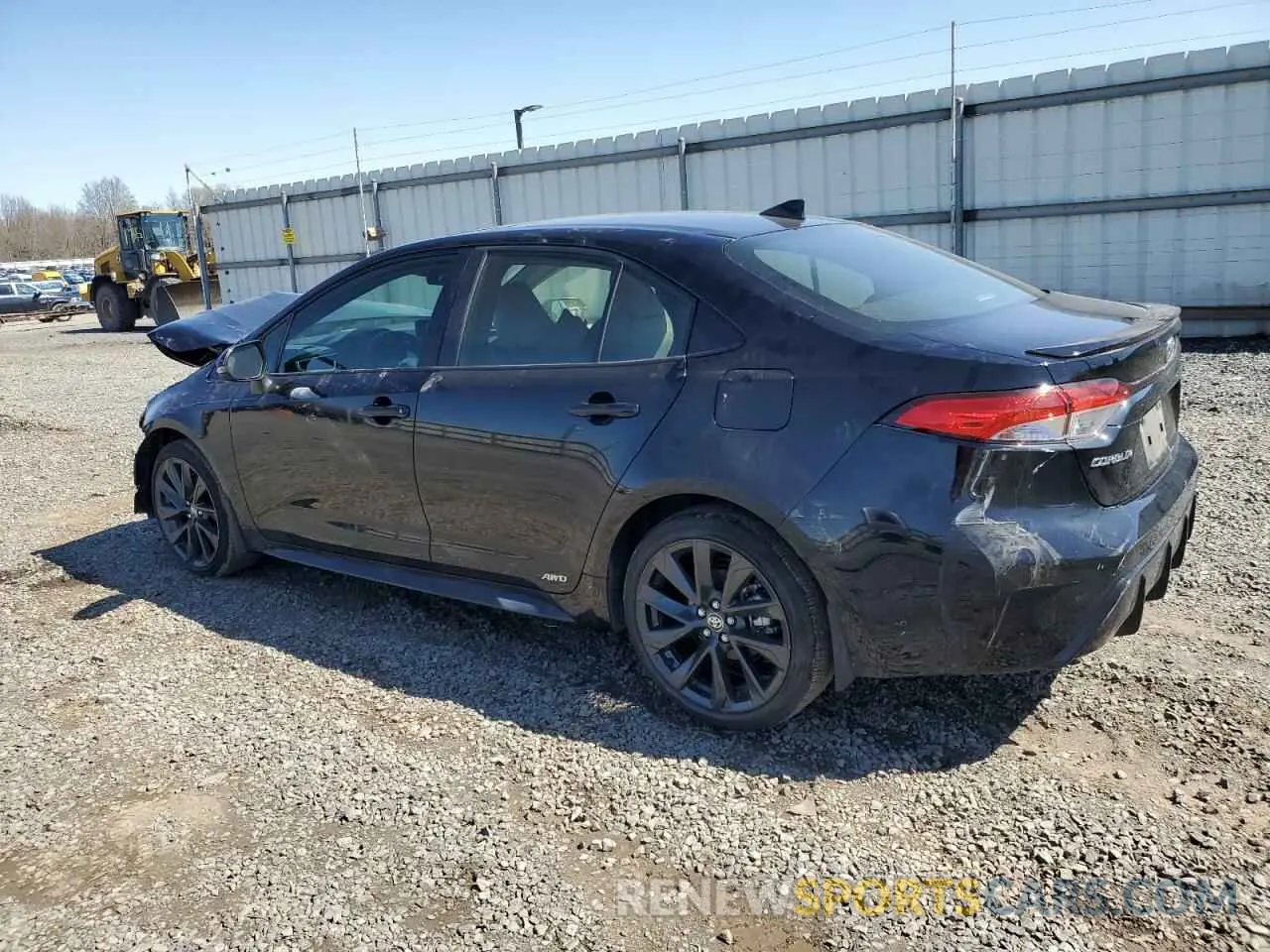2 fotografías del automóvil dañado JTDBDMHE5R3012967 TOYOTA COROLLA 2024