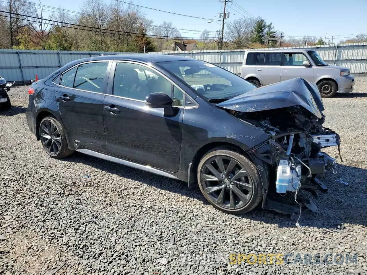 4 fotografías del automóvil dañado JTDBDMHE5R3012967 TOYOTA COROLLA 2024