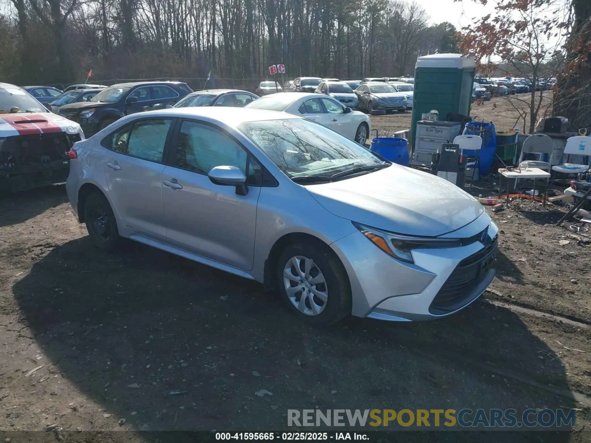1 fotografías del automóvil dañado JTDBDMHE5R3016582 TOYOTA COROLLA 2024