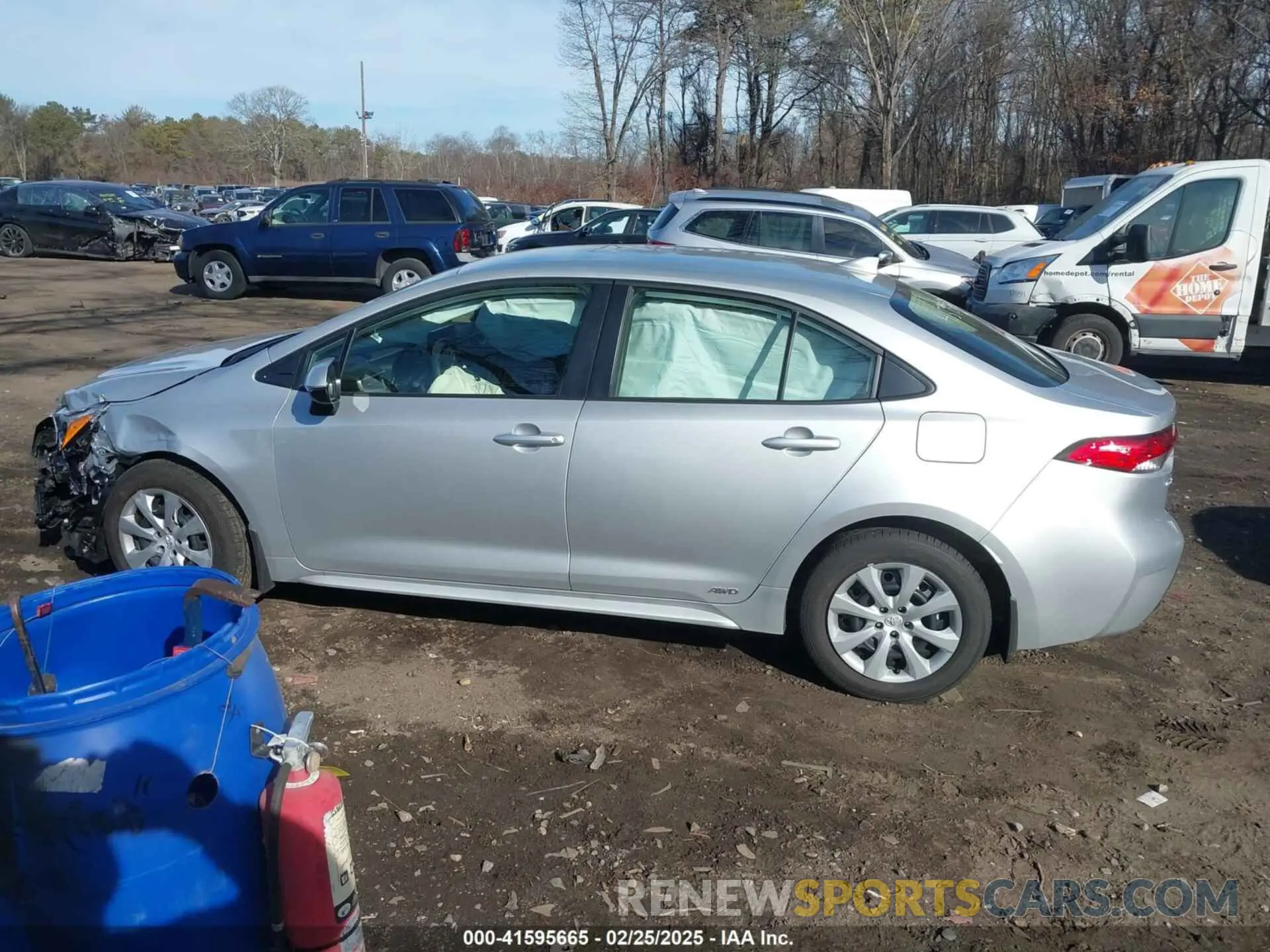 15 fotografías del automóvil dañado JTDBDMHE5R3016582 TOYOTA COROLLA 2024