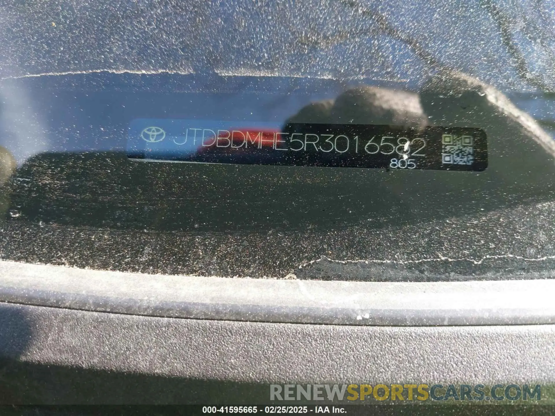 18 fotografías del automóvil dañado JTDBDMHE5R3016582 TOYOTA COROLLA 2024