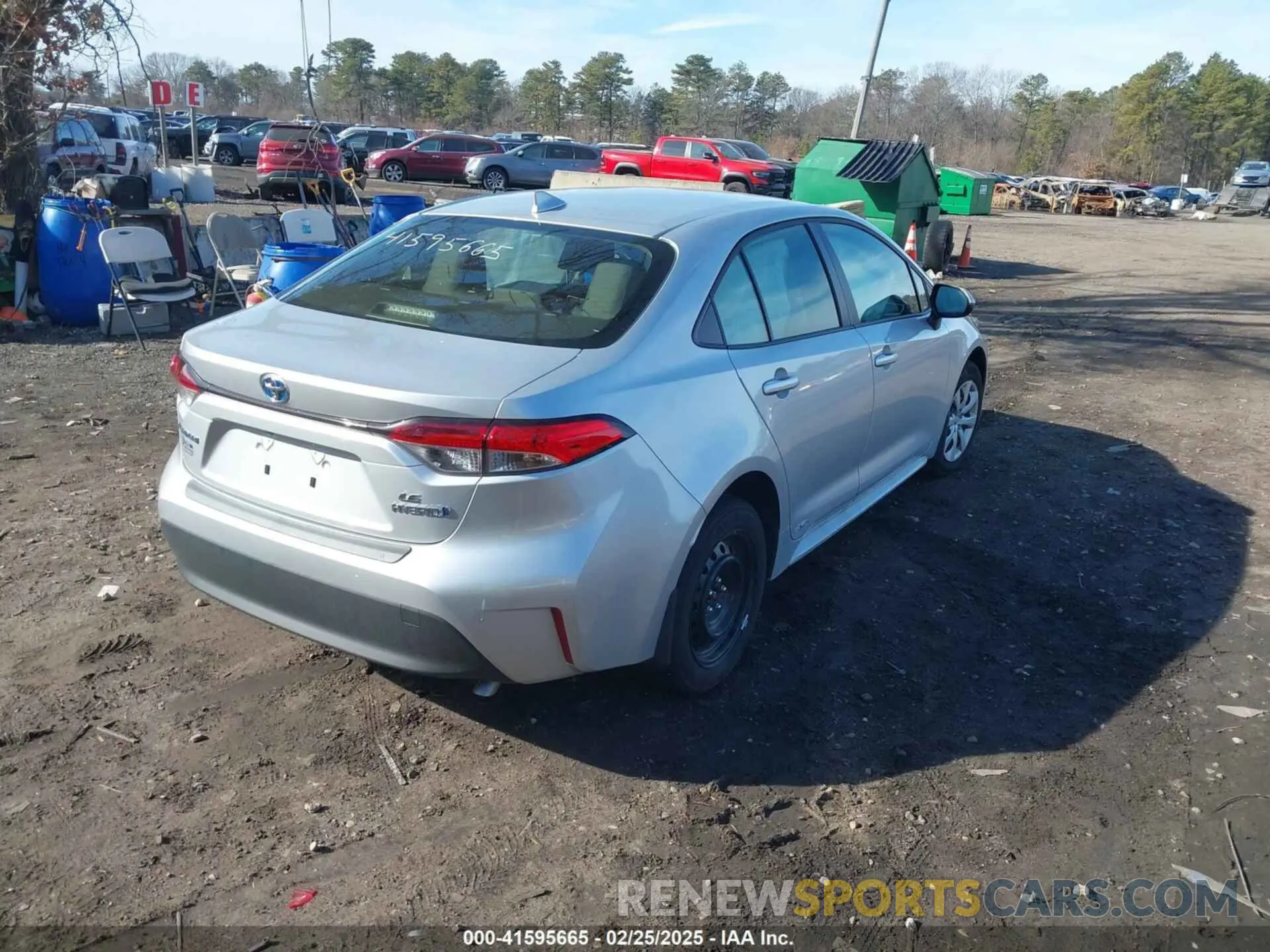 4 fotografías del automóvil dañado JTDBDMHE5R3016582 TOYOTA COROLLA 2024