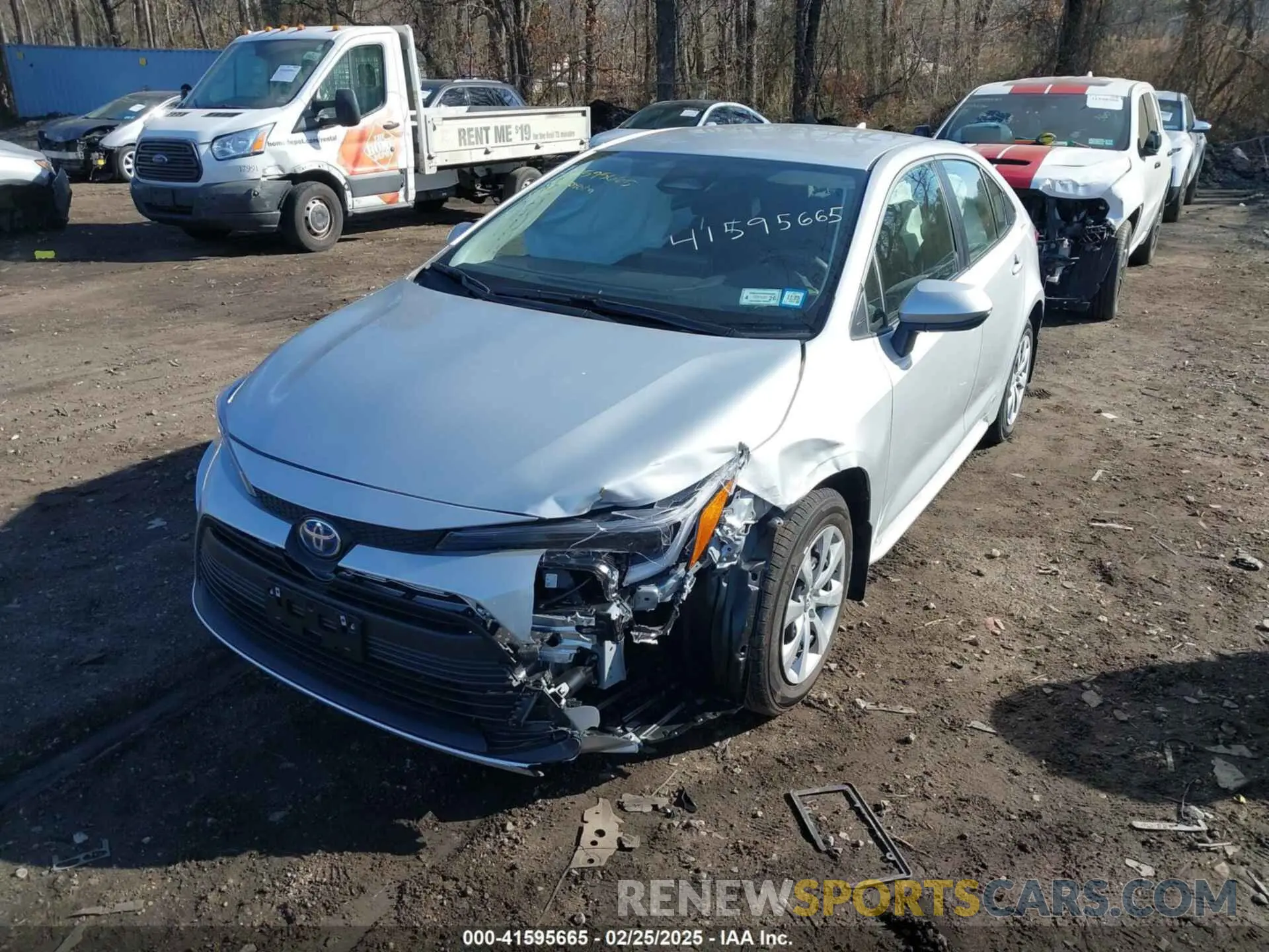 6 fotografías del automóvil dañado JTDBDMHE5R3016582 TOYOTA COROLLA 2024