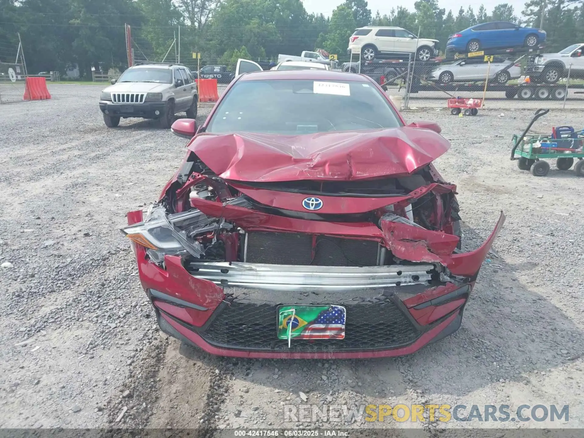 12 fotografías del automóvil dañado JTDBDMHE9RJ007301 TOYOTA COROLLA 2024
