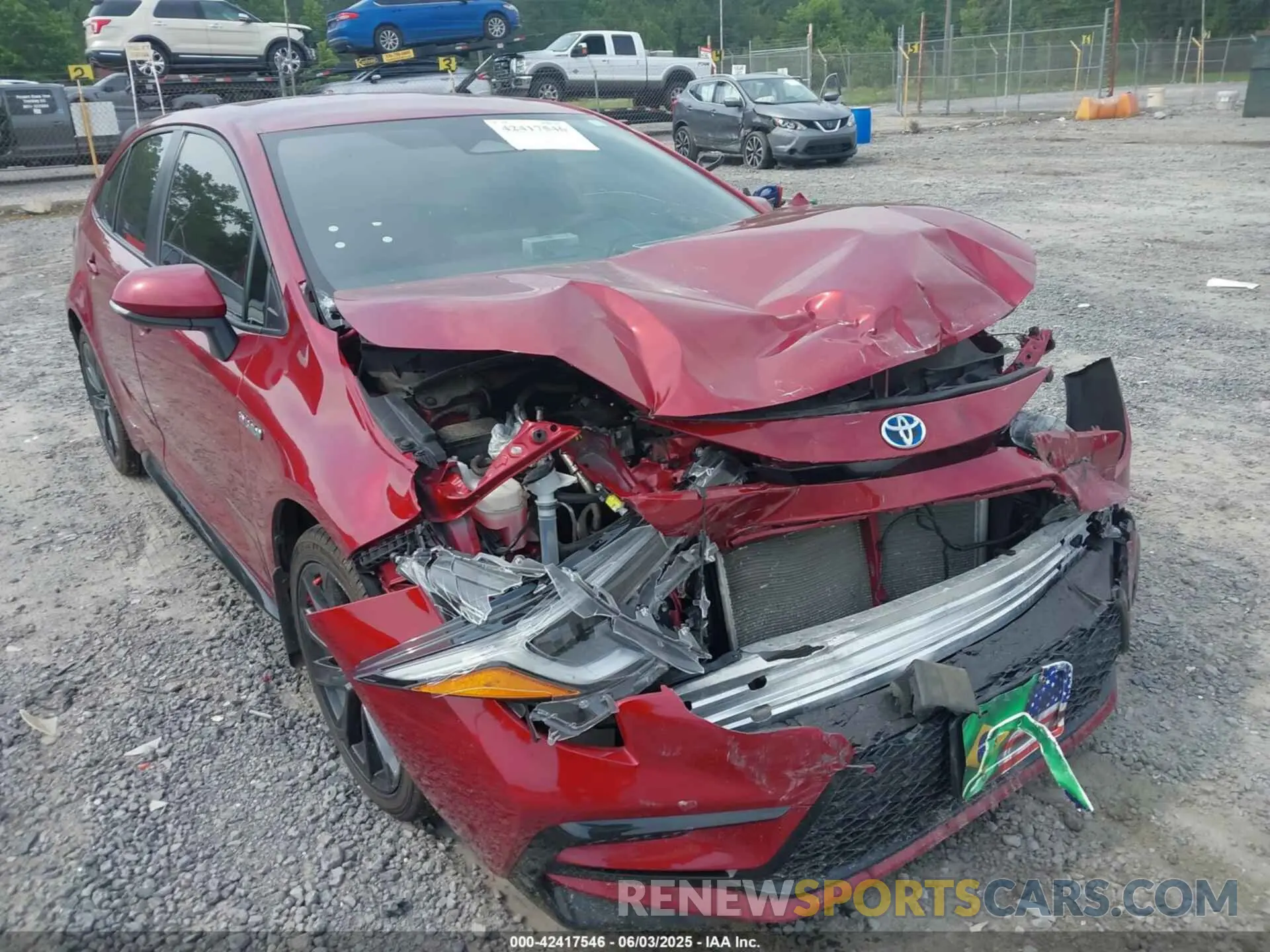 18 fotografías del automóvil dañado JTDBDMHE9RJ007301 TOYOTA COROLLA 2024