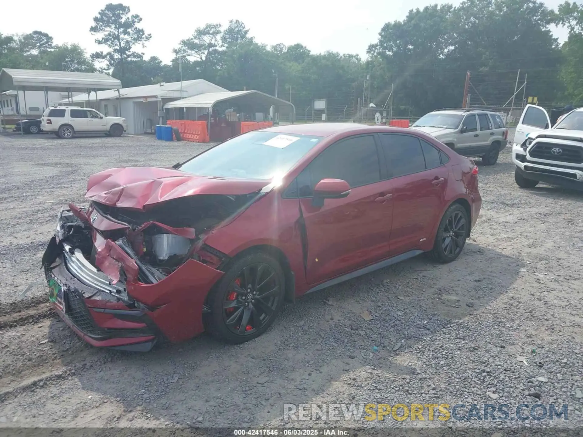 2 fotografías del automóvil dañado JTDBDMHE9RJ007301 TOYOTA COROLLA 2024