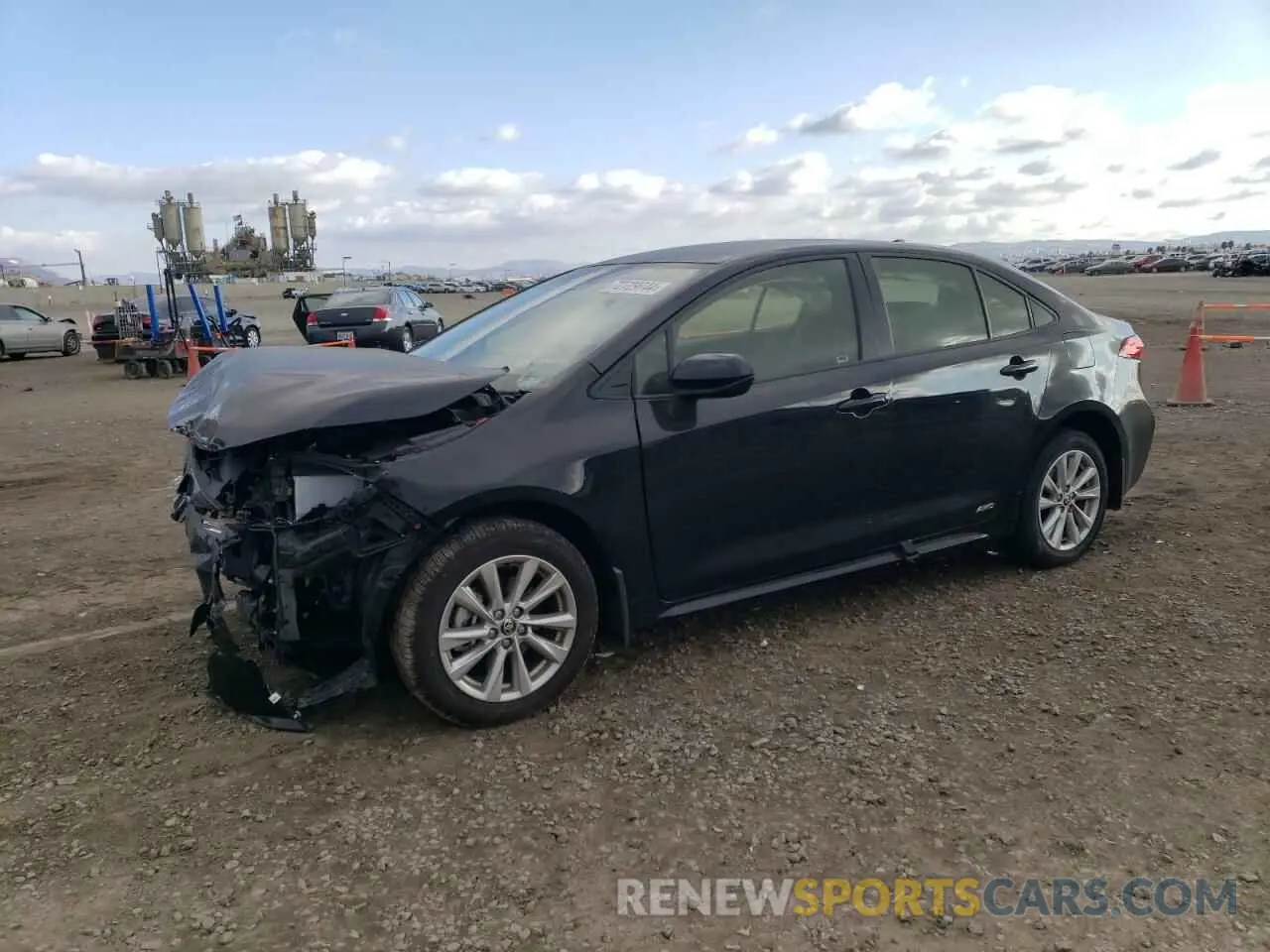 1 fotografías del automóvil dañado JTDBDMHEXR3011913 TOYOTA COROLLA 2024