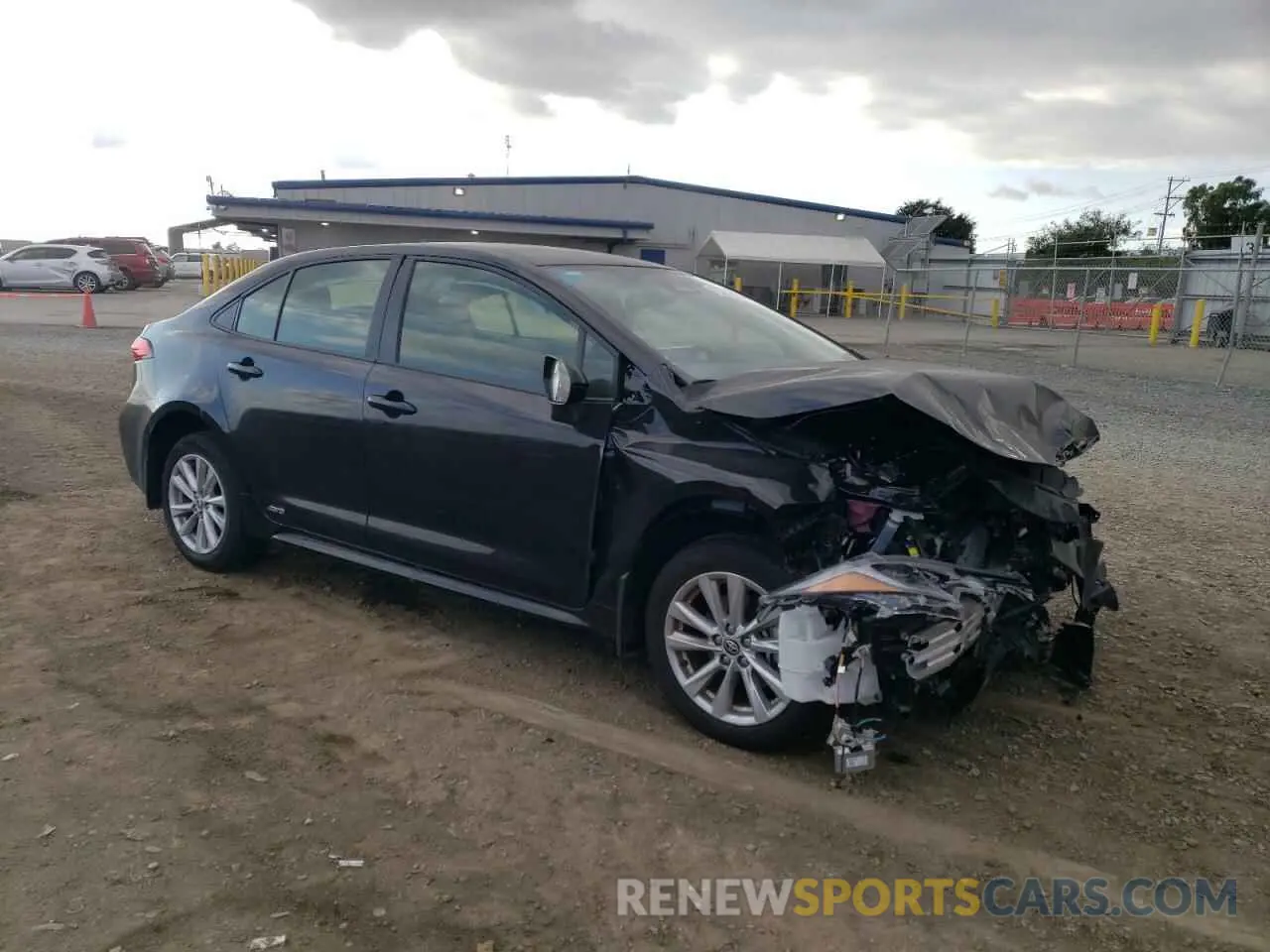 4 fotografías del automóvil dañado JTDBDMHEXR3011913 TOYOTA COROLLA 2024