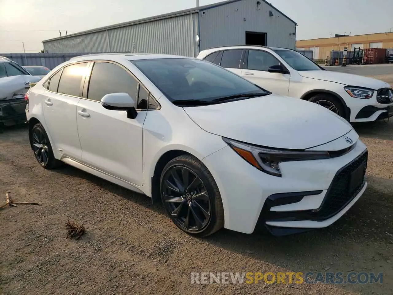 4 fotografías del automóvil dañado JTDBDMHEXRJ005573 TOYOTA COROLLA 2024