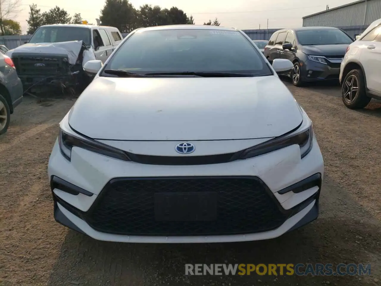 5 fotografías del automóvil dañado JTDBDMHEXRJ005573 TOYOTA COROLLA 2024