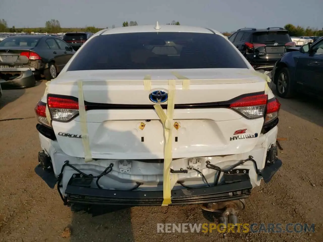6 fotografías del automóvil dañado JTDBDMHEXRJ005573 TOYOTA COROLLA 2024