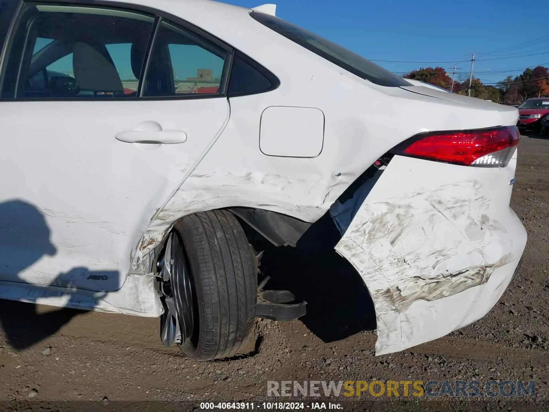6 fotografías del automóvil dañado JTDBDMHEXRJ007307 TOYOTA COROLLA 2024