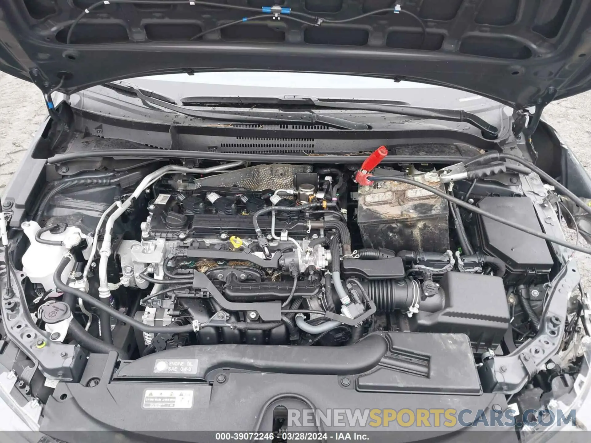 10 fotografías del automóvil dañado JTDP4MCE1R3520396 TOYOTA COROLLA 2024