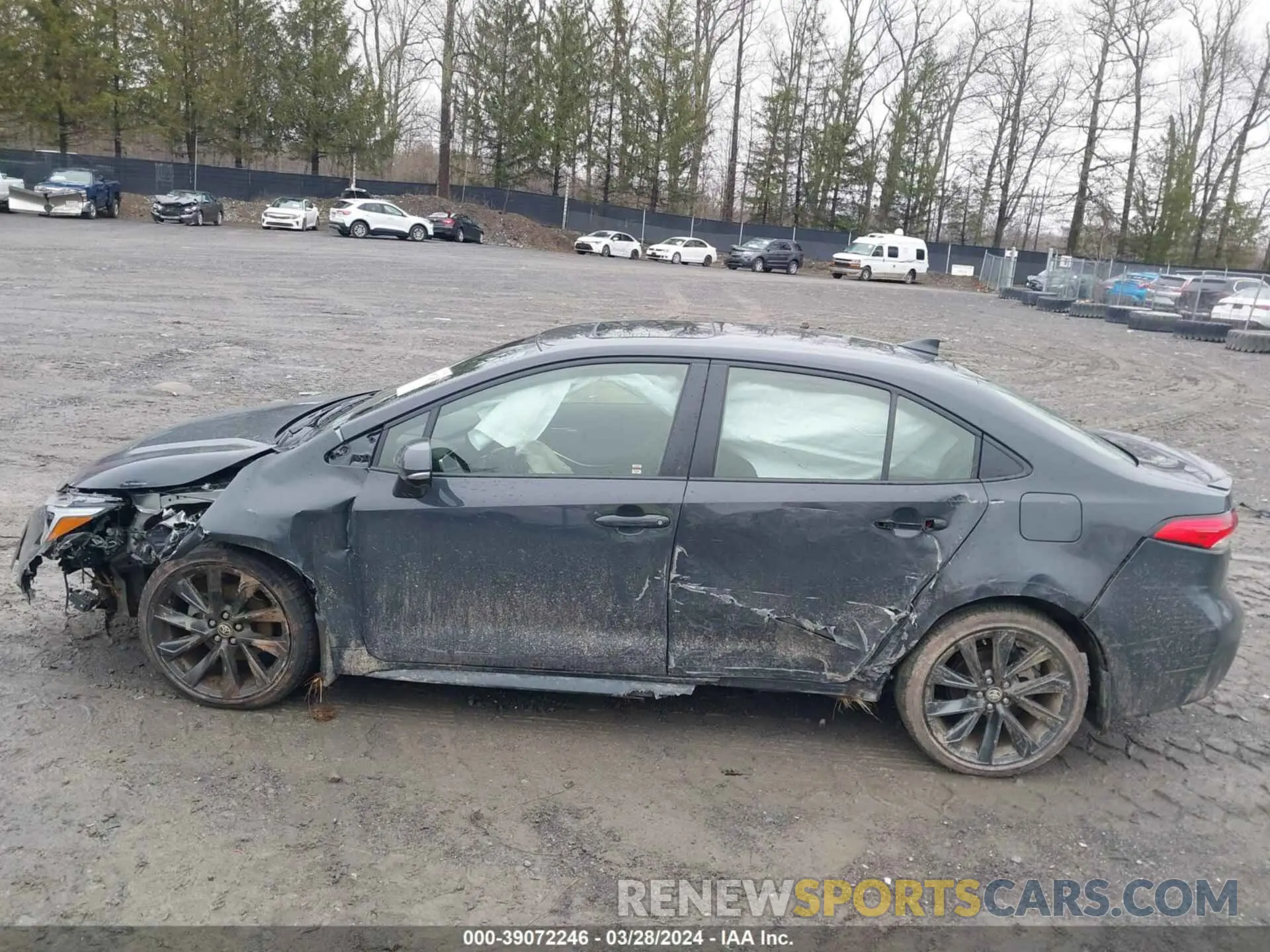 14 fotografías del automóvil dañado JTDP4MCE1R3520396 TOYOTA COROLLA 2024