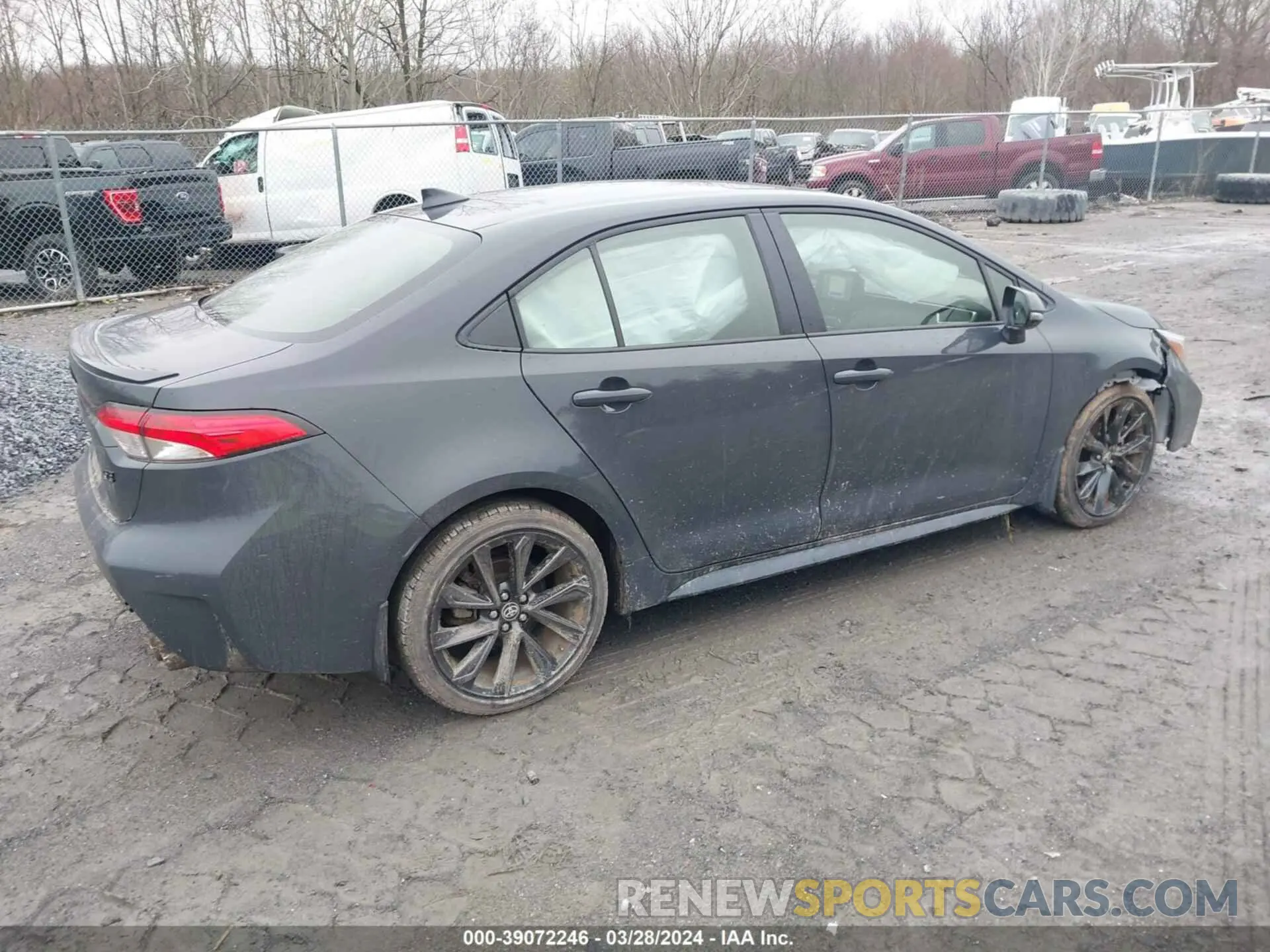 4 fotografías del automóvil dañado JTDP4MCE1R3520396 TOYOTA COROLLA 2024