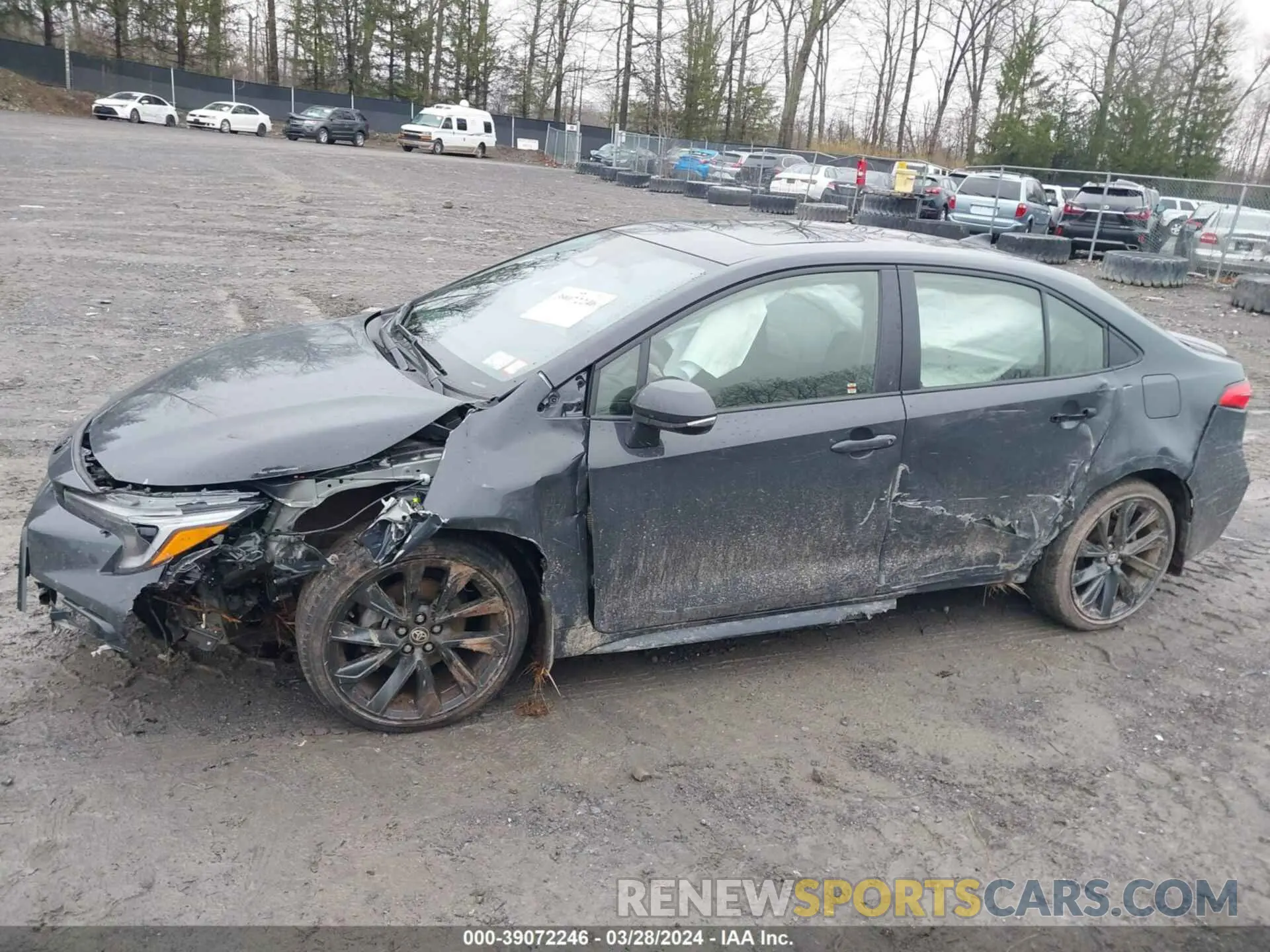 6 fotografías del automóvil dañado JTDP4MCE1R3520396 TOYOTA COROLLA 2024
