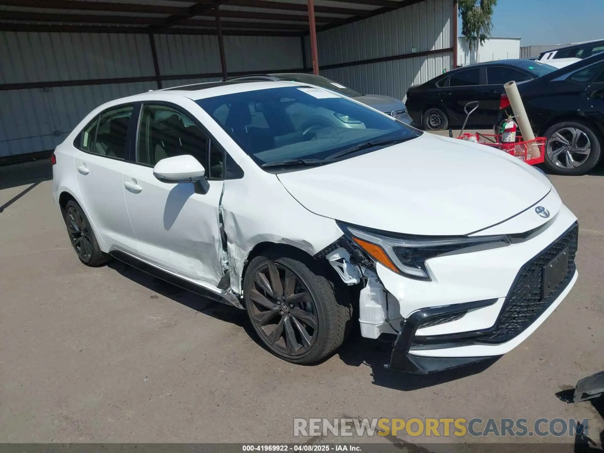 1 fotografías del automóvil dañado JTDP4MCE3RJ104653 TOYOTA COROLLA 2024