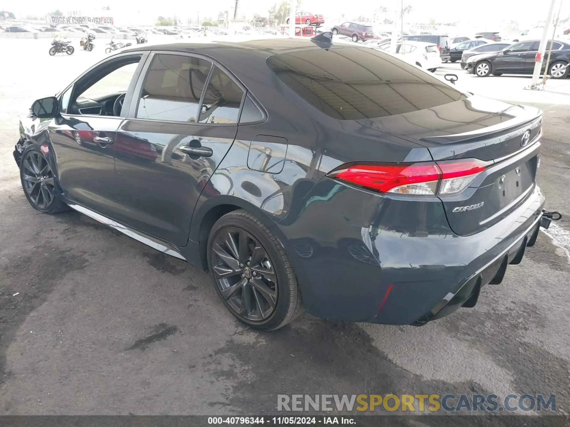 3 fotografías del automóvil dañado JTDP4MCE6R3520586 TOYOTA COROLLA 2024
