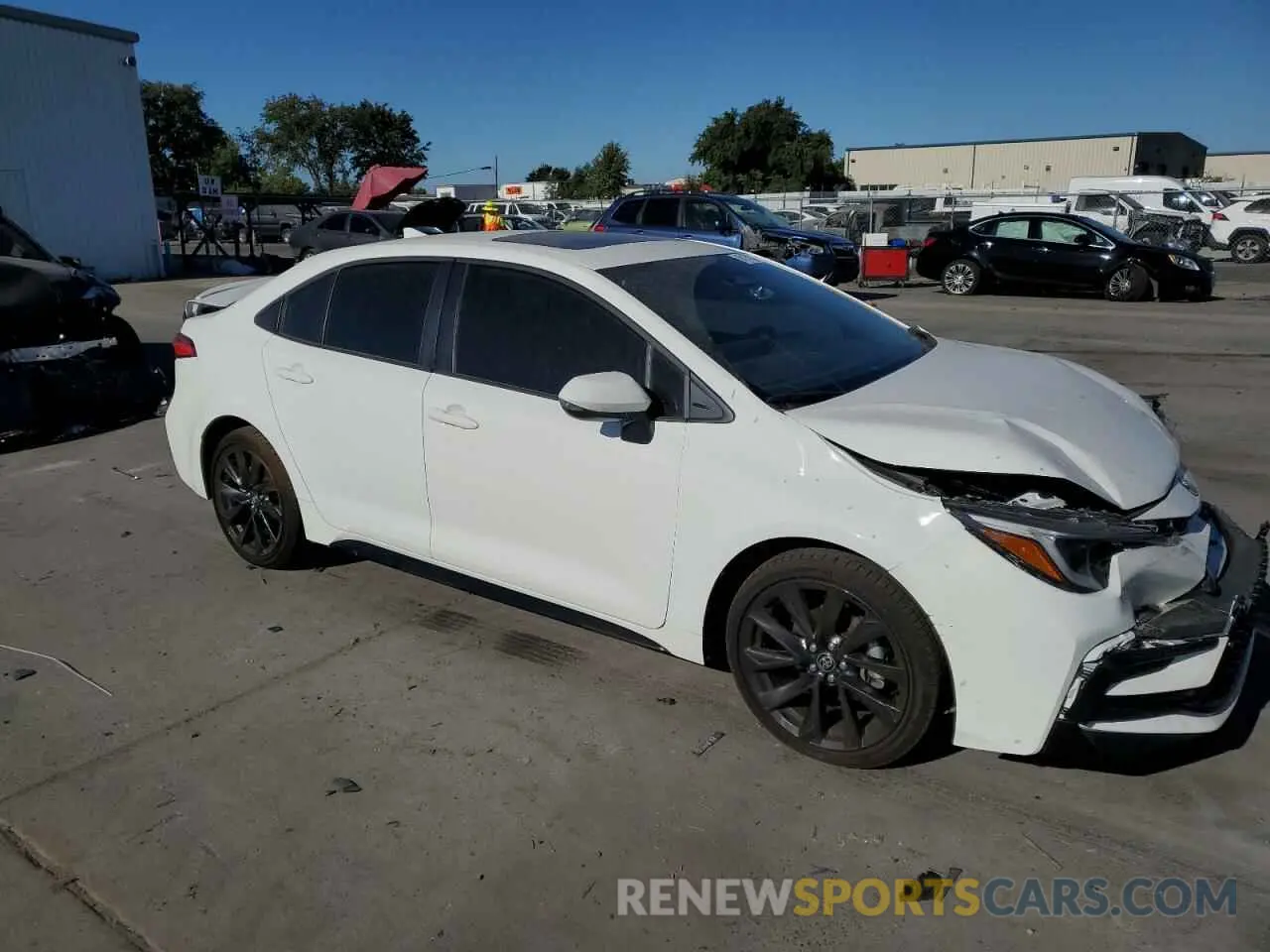 4 fotografías del automóvil dañado JTDP4MCE8RJ103711 TOYOTA COROLLA 2024