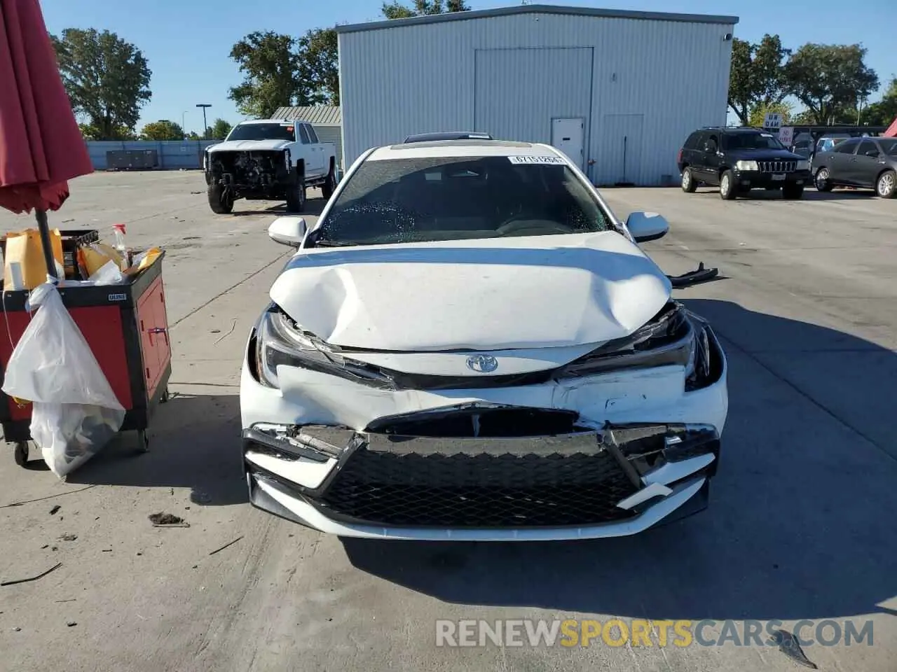 5 fotografías del automóvil dañado JTDP4MCE8RJ103711 TOYOTA COROLLA 2024