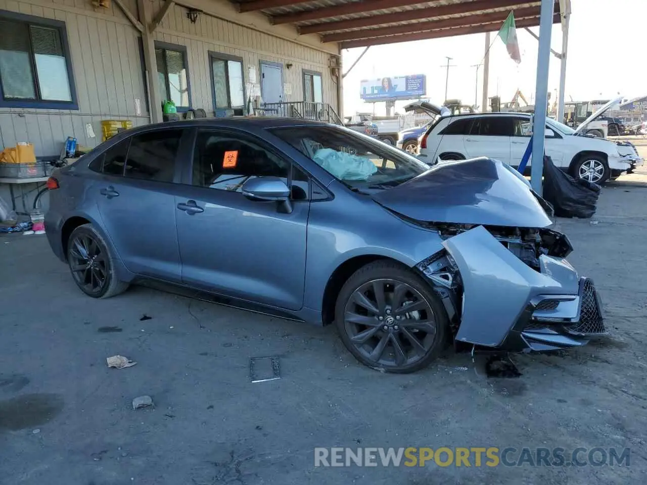 4 fotografías del automóvil dañado JTDP4MCE9R3521439 TOYOTA COROLLA 2024