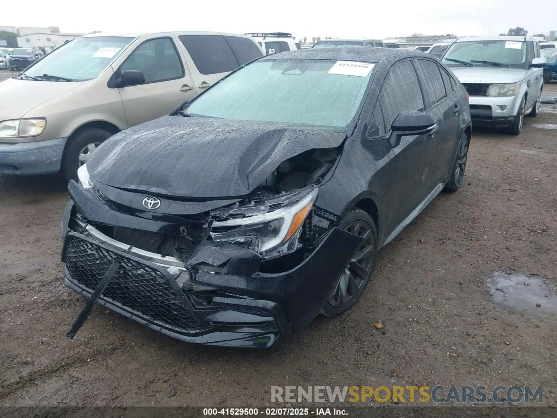 2 fotografías del automóvil dañado JTDP4MCE9RJ104799 TOYOTA COROLLA 2024