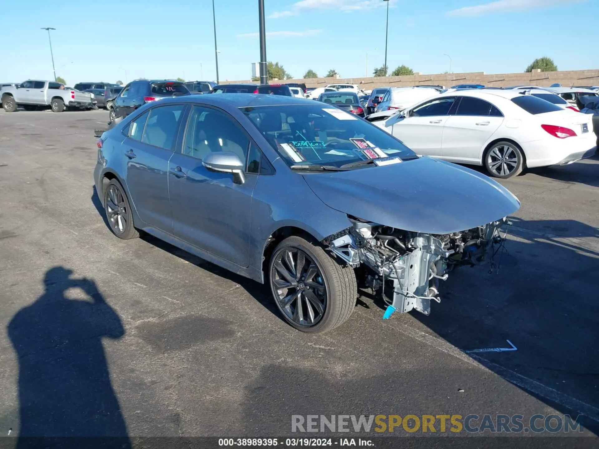 1 fotografías del automóvil dañado JTDS4MCE1R3521171 TOYOTA COROLLA 2024