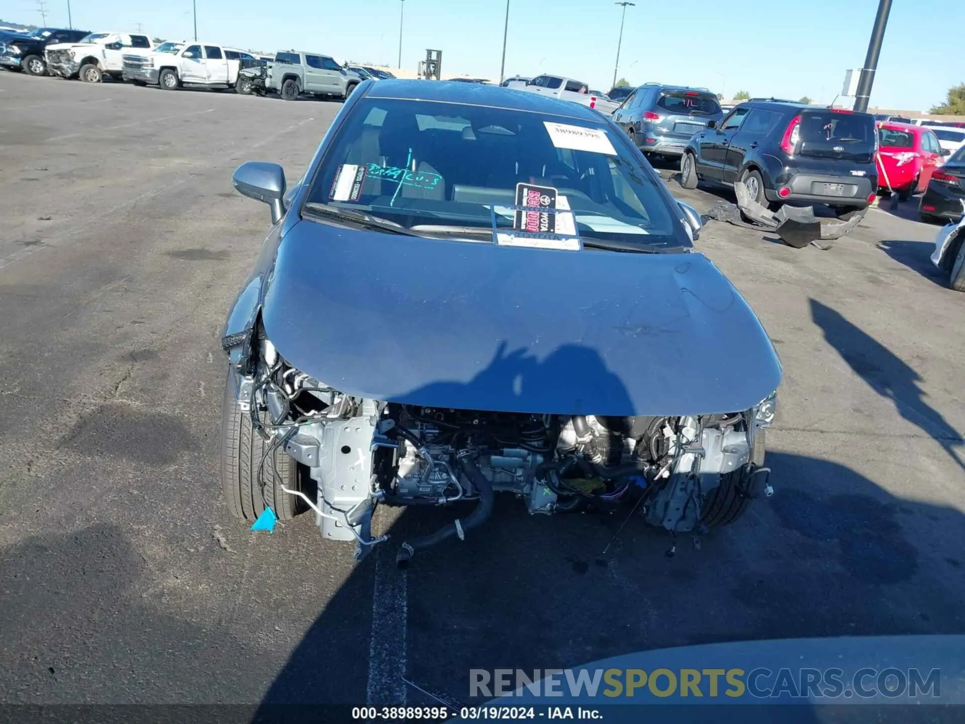 13 fotografías del automóvil dañado JTDS4MCE1R3521171 TOYOTA COROLLA 2024