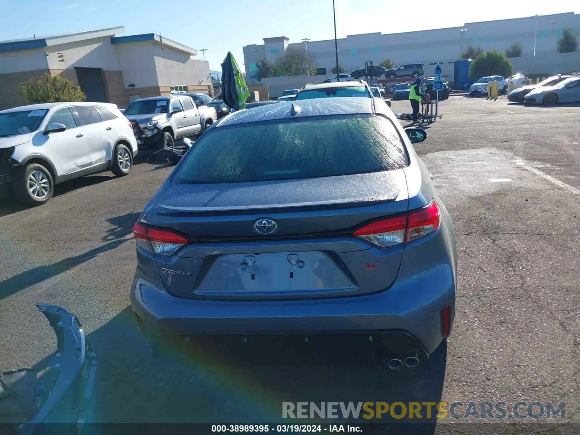 17 fotografías del automóvil dañado JTDS4MCE1R3521171 TOYOTA COROLLA 2024