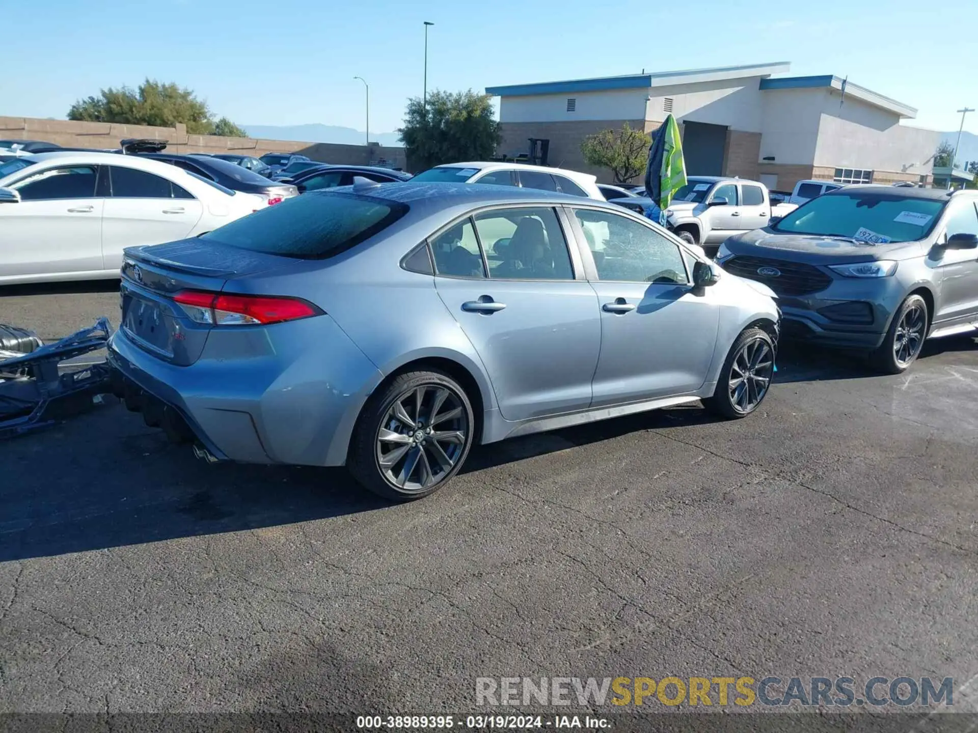 4 fotografías del automóvil dañado JTDS4MCE1R3521171 TOYOTA COROLLA 2024