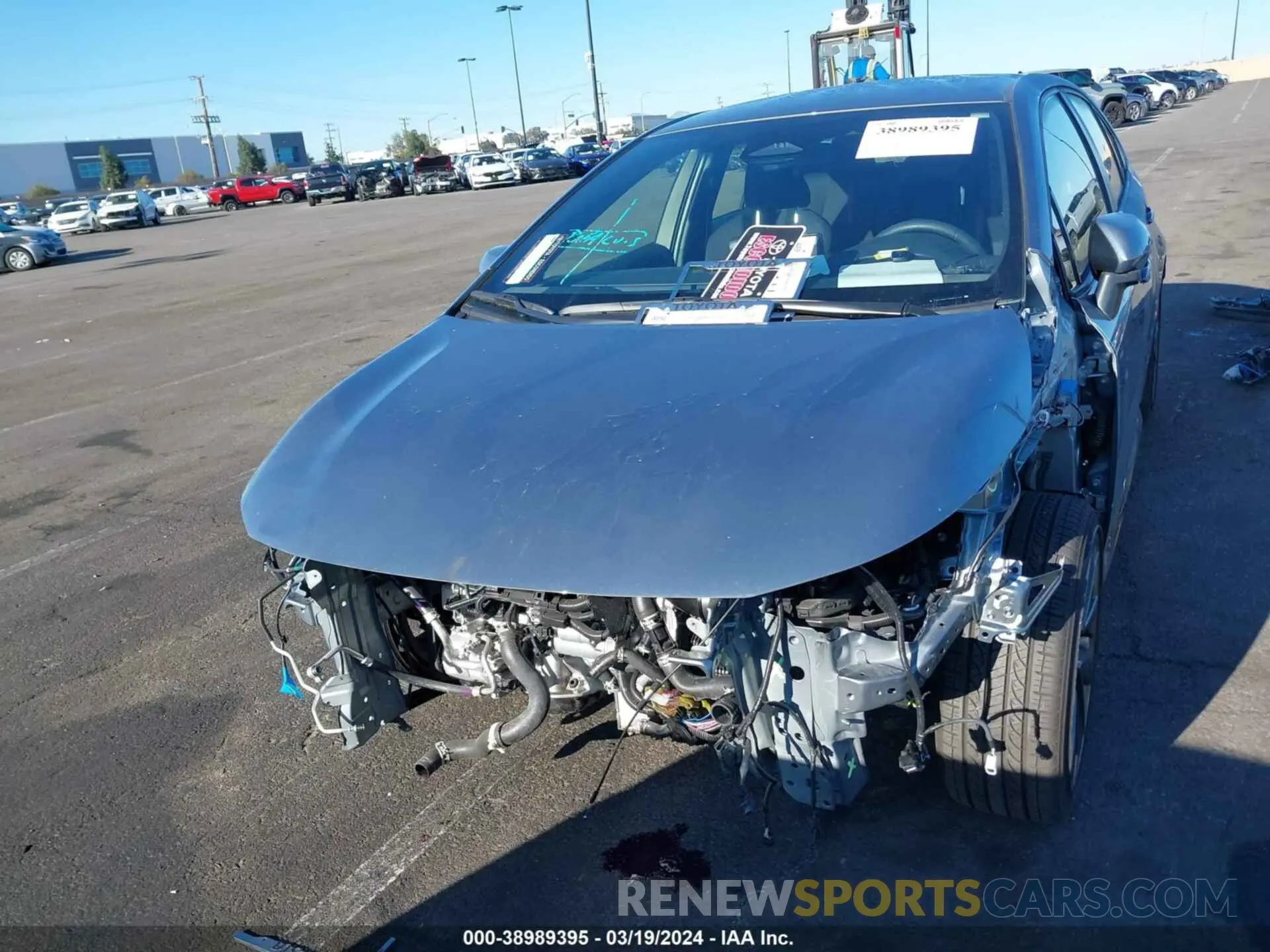 6 fotografías del automóvil dañado JTDS4MCE1R3521171 TOYOTA COROLLA 2024