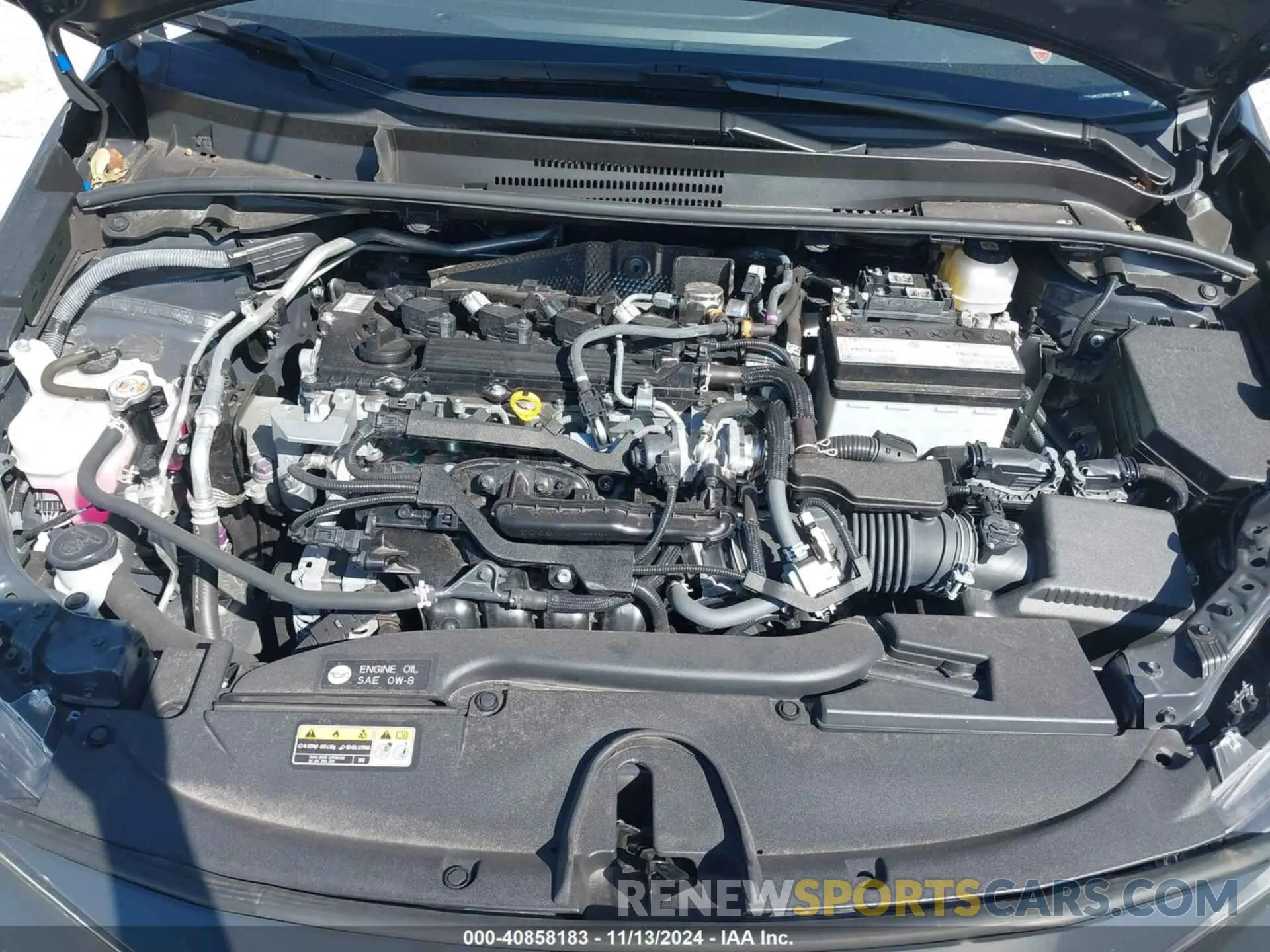 10 fotografías del automóvil dañado JTDS4MCE2R3519753 TOYOTA COROLLA 2024