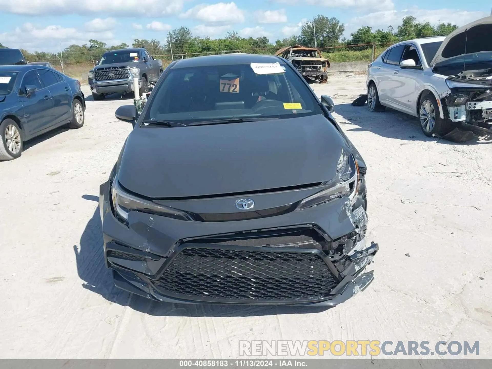12 fotografías del automóvil dañado JTDS4MCE2R3519753 TOYOTA COROLLA 2024