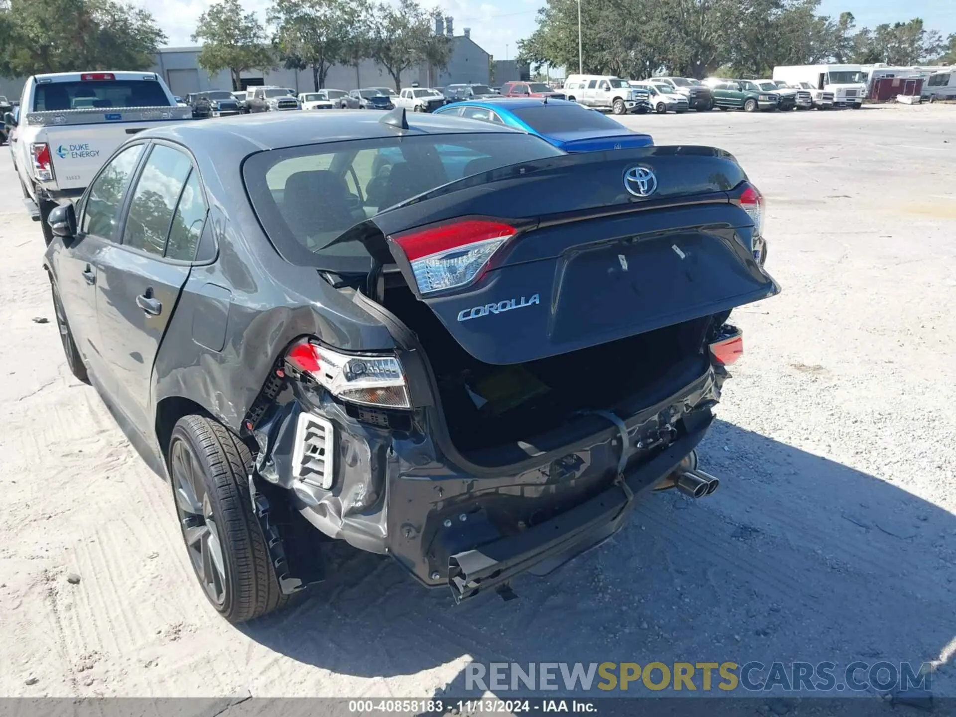 17 fotografías del automóvil dañado JTDS4MCE2R3519753 TOYOTA COROLLA 2024