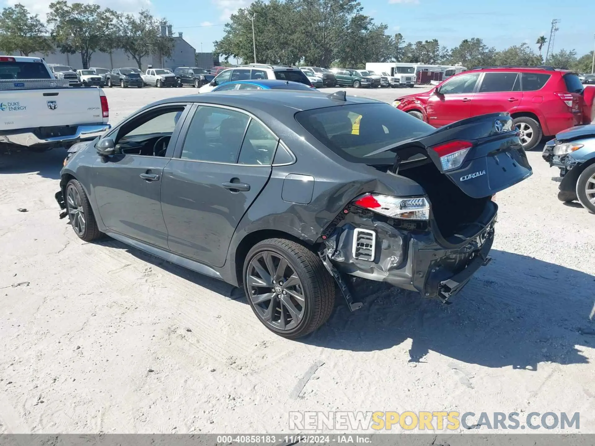 3 fotografías del automóvil dañado JTDS4MCE2R3519753 TOYOTA COROLLA 2024