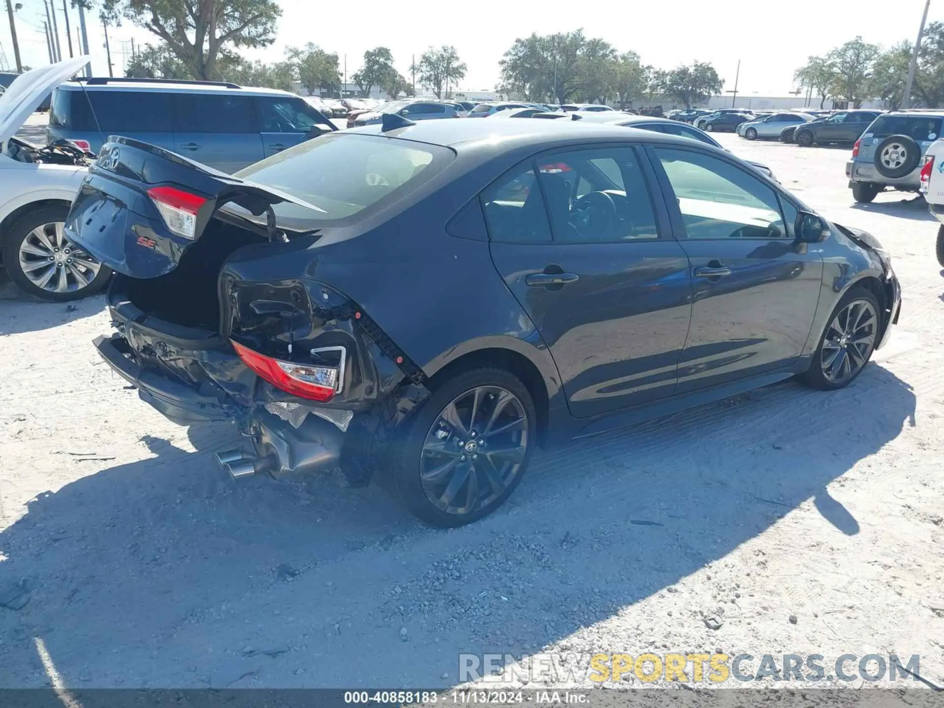 4 fotografías del automóvil dañado JTDS4MCE2R3519753 TOYOTA COROLLA 2024