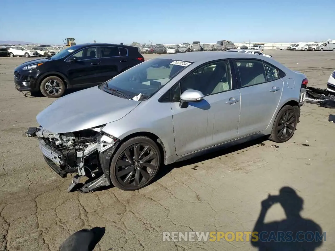 1 fotografías del automóvil dañado JTDS4MCE2R3520577 TOYOTA COROLLA 2024