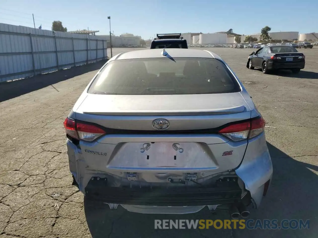 6 fotografías del automóvil dañado JTDS4MCE2R3520577 TOYOTA COROLLA 2024